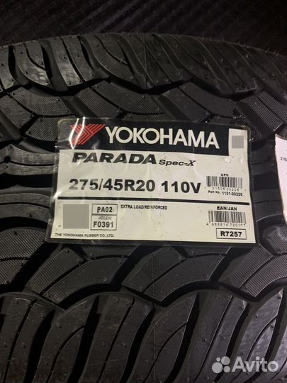 Yokohama Parada Spec-X PA02 275/45 R20 110V