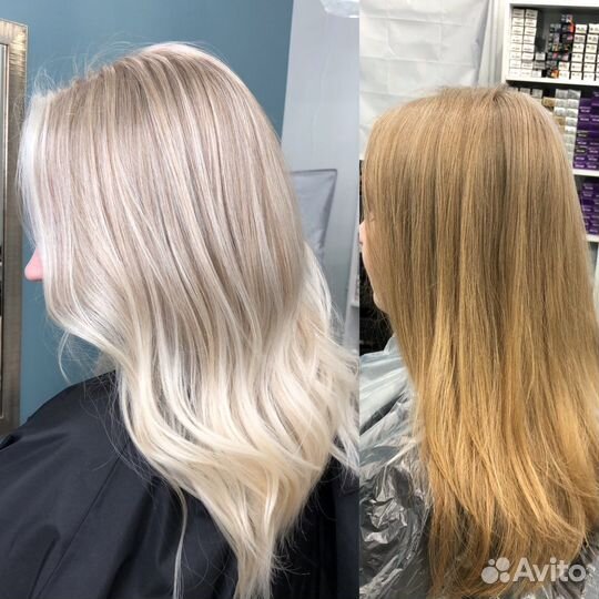 Сложное окрашивание волос,Airtouch,Стилистколорист