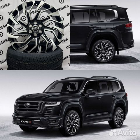 Новые Кованые диски на Тойота Ланд Крузер 300 R24