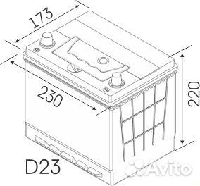 Доставка Акб 65ач bars Asia Прямая полярность