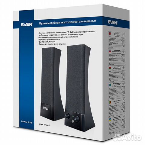 Колонки 2.0 Sven 235