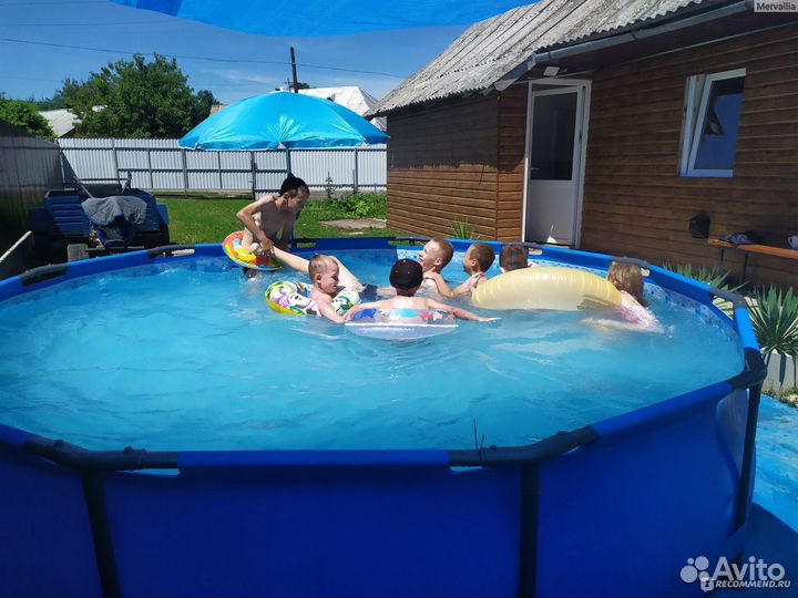 Каркасный бассейн для всей семьи