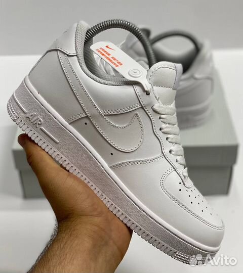 Кроссовки Nike Air force белые 5