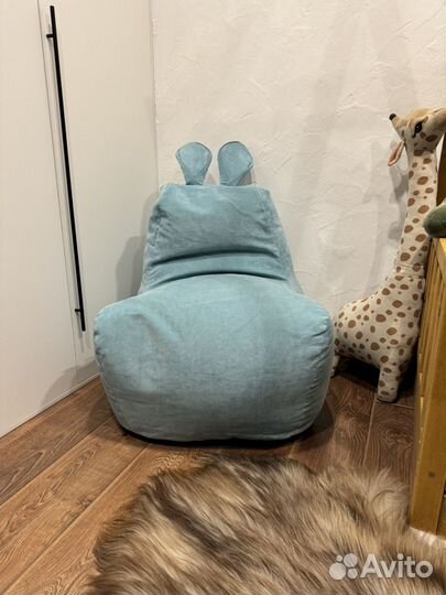 Кресло мешок (бегемот/заяц) детский