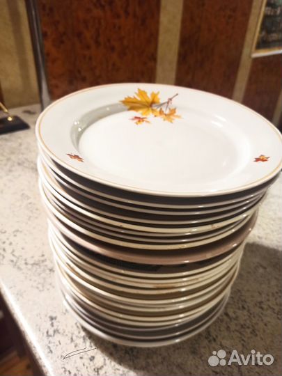 Тарелки большие плоские набор 20 шт