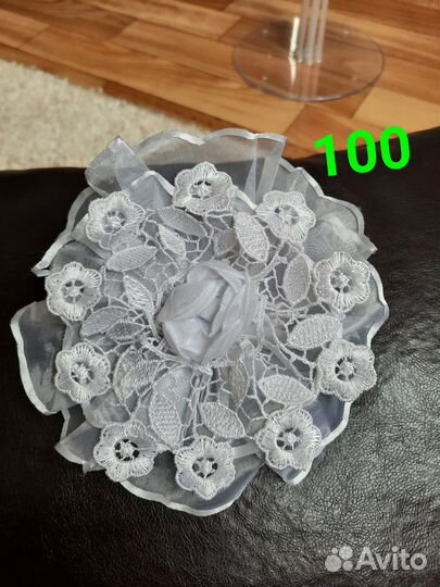 Банты,резинки, брошки для блузки в школу