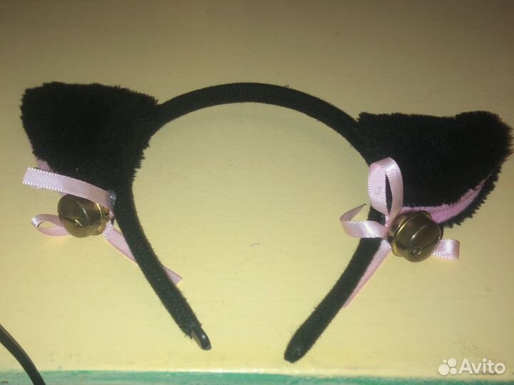 Ободок ушки кошки