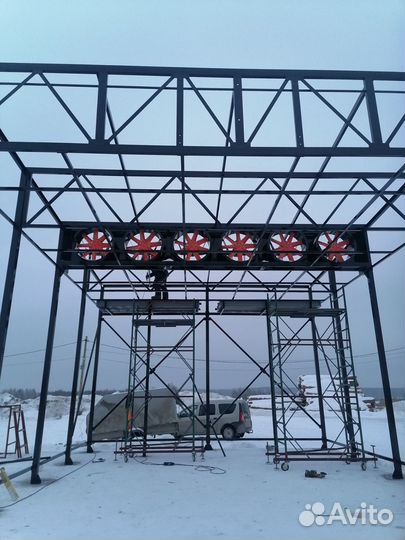 Сушильная камера для древесины - 80 куб.м загрузка