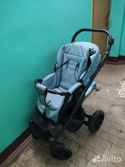 Коляска 2 в 1 эко кожа