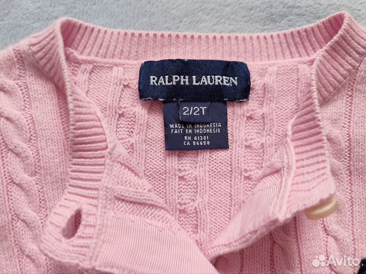 Кофта на девочку Ralph Lauren на 2 года