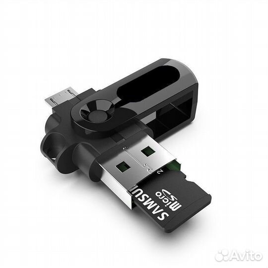Переходник штекер USB - штекер microUSB