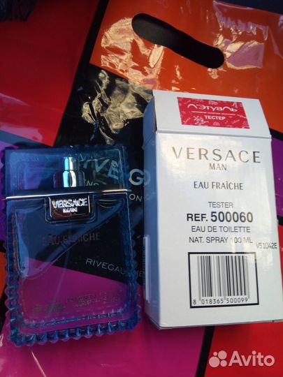 Versace man eau fraiche 100ml пробник оригинал