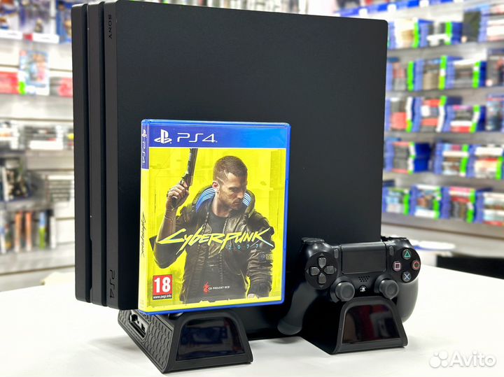 Sony PlayStation 4 PRO (1Tb) +Cyberpunk 2077 Б/У