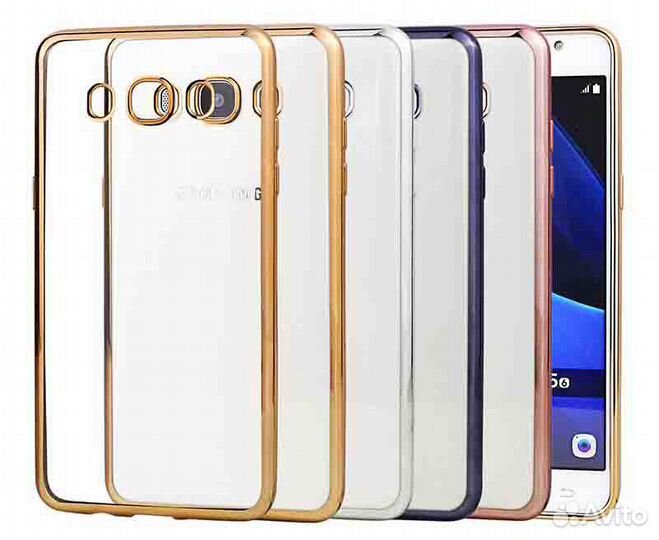 Чехол силиконовый с окантовкой