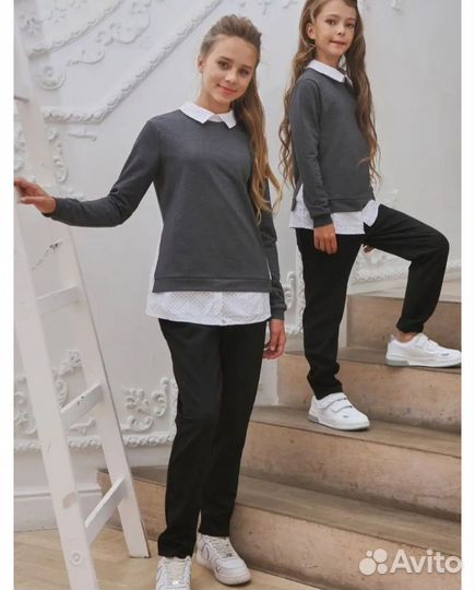 Кофта обманка школьная