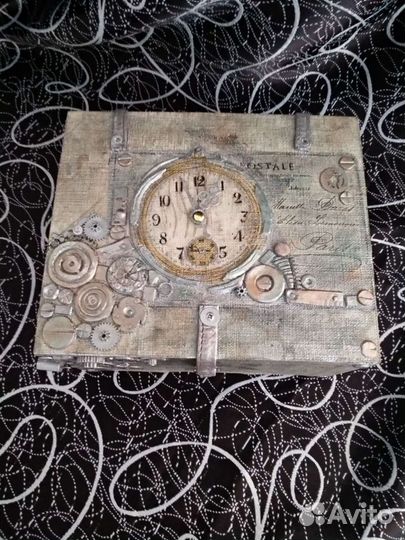 Шкатулка с двойным дном стимпанк