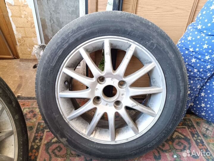 Продам литьë лето 195/60R15 разболт.4*114,3