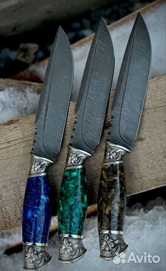 Нож из Дамасской стали
