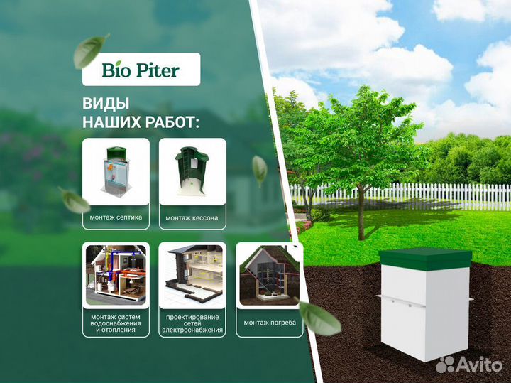 Установка монтаж Септика / Евролос Про / В наличии