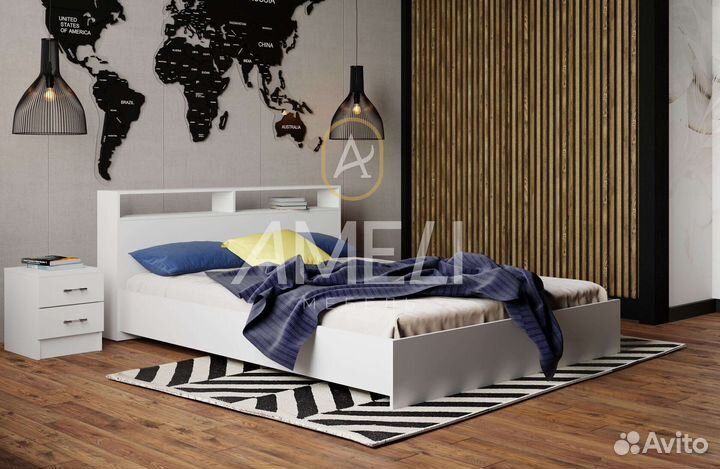 Кровать двуспальная икеа с ящиками