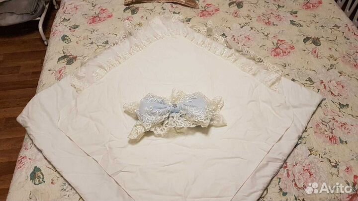 Теплый конверт на выписку