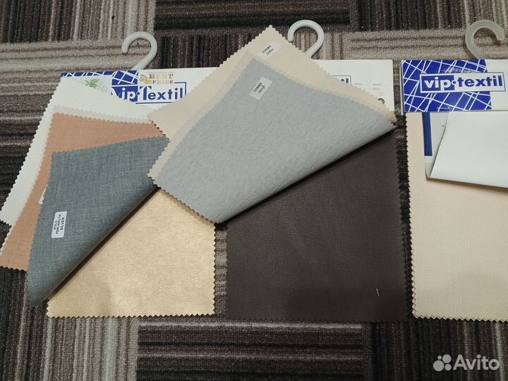 Обрасци мебельной ткани экокожа