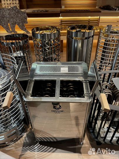 Печь каменка с монтажом