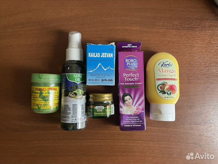 Косметика из Таиланда и Индии