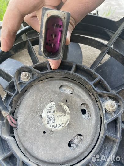 Вентилятор охлаждения двигателя оригинал