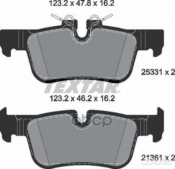 Колодки тормозные дисковые с противошумной плас