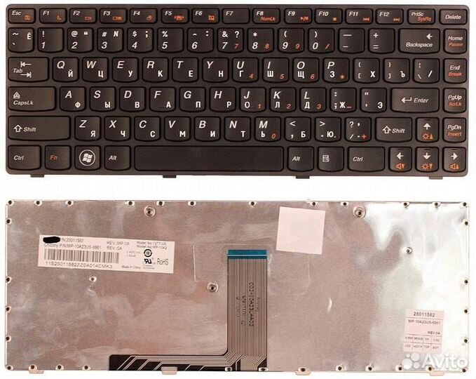 Клавиатура для IBM lenovo ideapad B470 V470