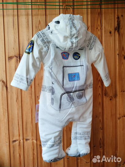 Новый комбинезон демисезонный теплый 62-68