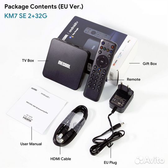 SMART TV приставка Mecool KM7 SE