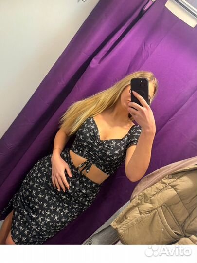 Комплект юбка и топ 46 - 48