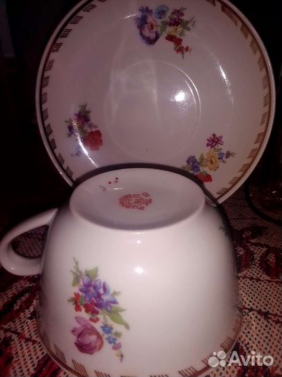 Чайная пара СССР Песочное 1972 год