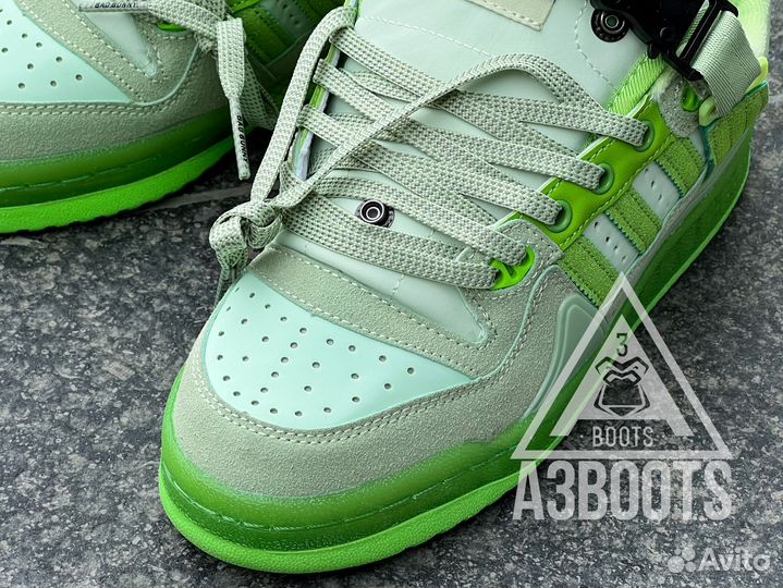 Кеды Adidas Forum Bad Bunny Fluorescent Green