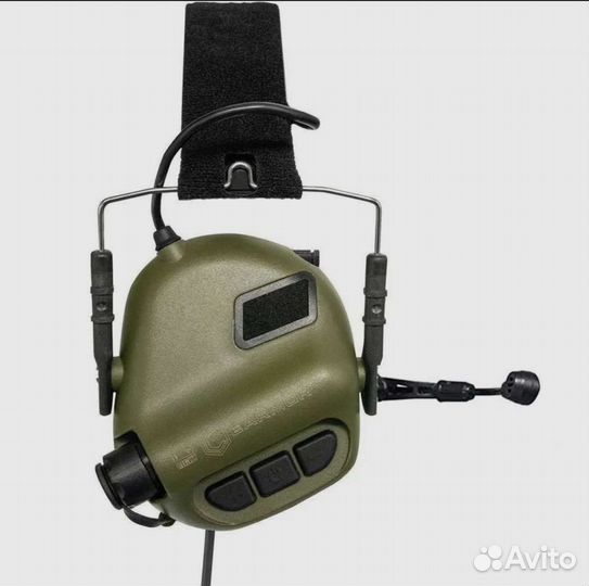 Активные наушники тактические с микрофоном Earmor