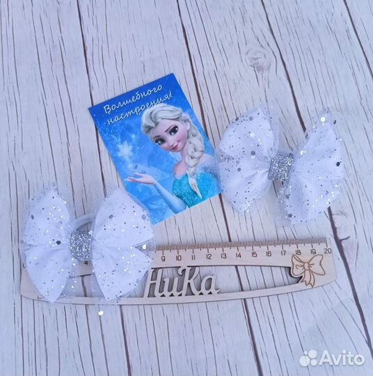 Короны, заколки, новогодние бантики