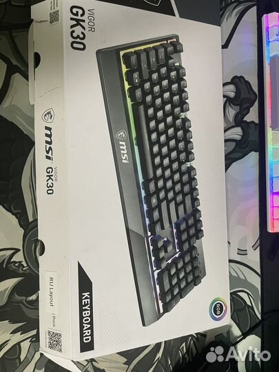 Игровая клавиатура msi vigor gk30