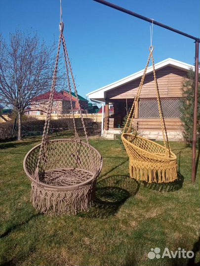 Подвесное кресло-гамак для дома и сада