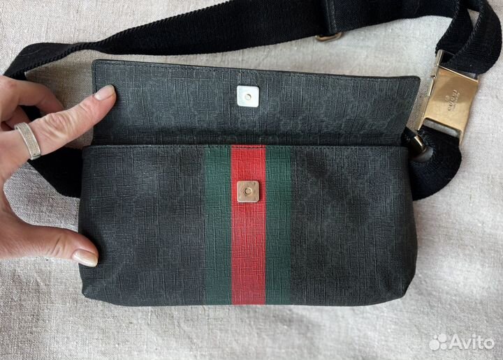 Поясная сумка Gucci оригинал винтаж