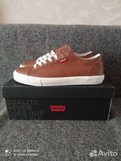 Кеды Levi's Woodward medium Brown