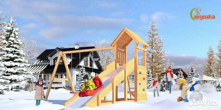 Детская игровая площадка для дачи Савушка