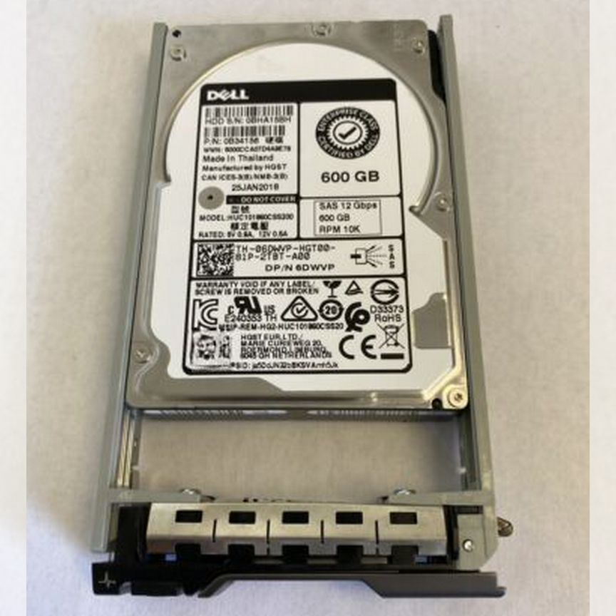 [06DWVP] Жесткий Диск Dell 600gb 10k Sas 12g 2.5 6dwvp 06dwvp