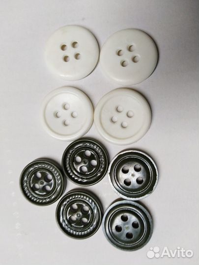 Пуговицы для спецодежды диаметром 20 и 17мм за10шт