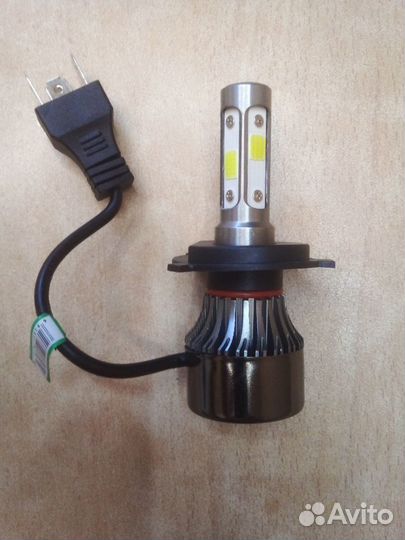 Светодиодные лампы H4 с крышками