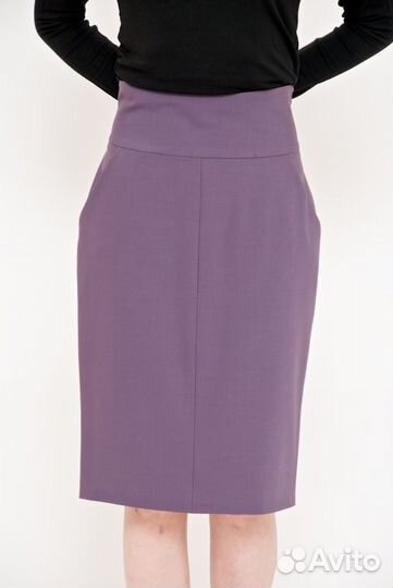 Юбка Lagerfeld. Фиолетовая, узкая, карандаш