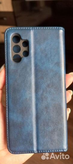 Чехол-книжка на Samsung A 32 с отделением для карт