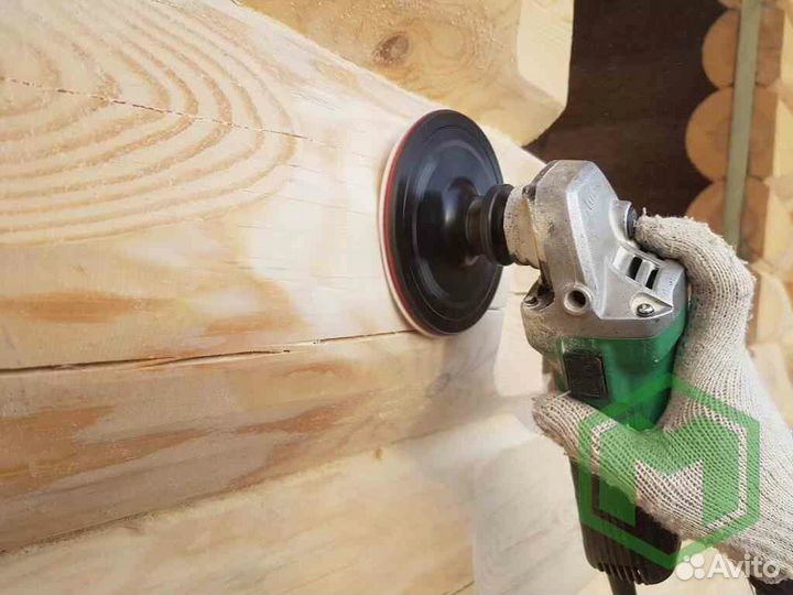 Покраска, шлифовка, герметизация деревянных домов