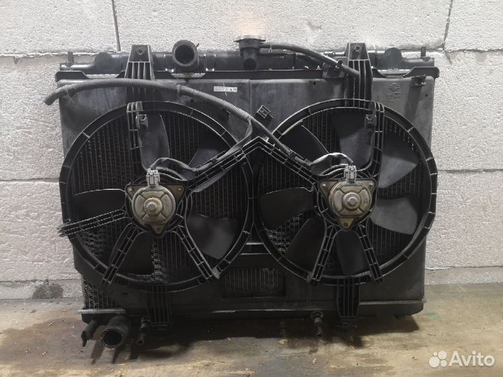 Радиатор двс Nissan X-Trail NT30 qr20de